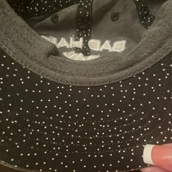 BAD HAIR FAY WASHED DENIM GREY DAD HAT ONE SIZE ADJUSTABLE - Picture 2 of 6